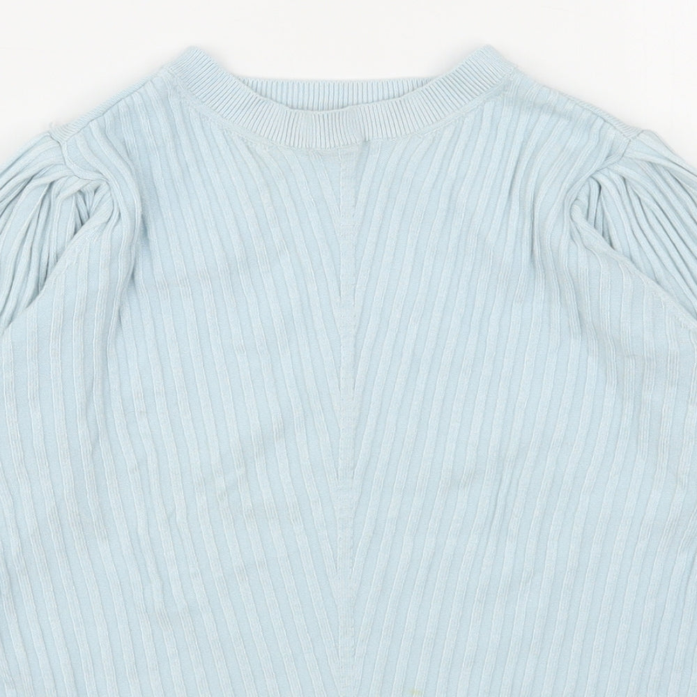 Womens UK Size 6 Marks and Spencer Blue Pullover Jumper