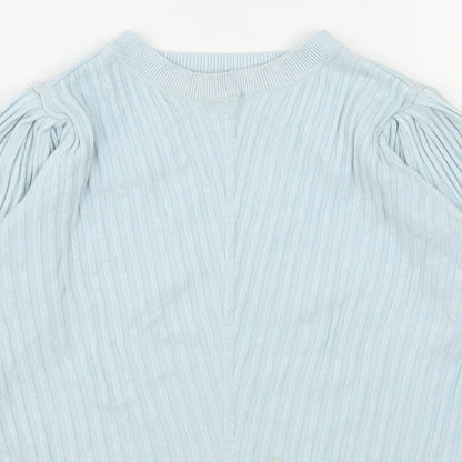 Womens UK Size 6 Marks and Spencer Blue Pullover Jumper