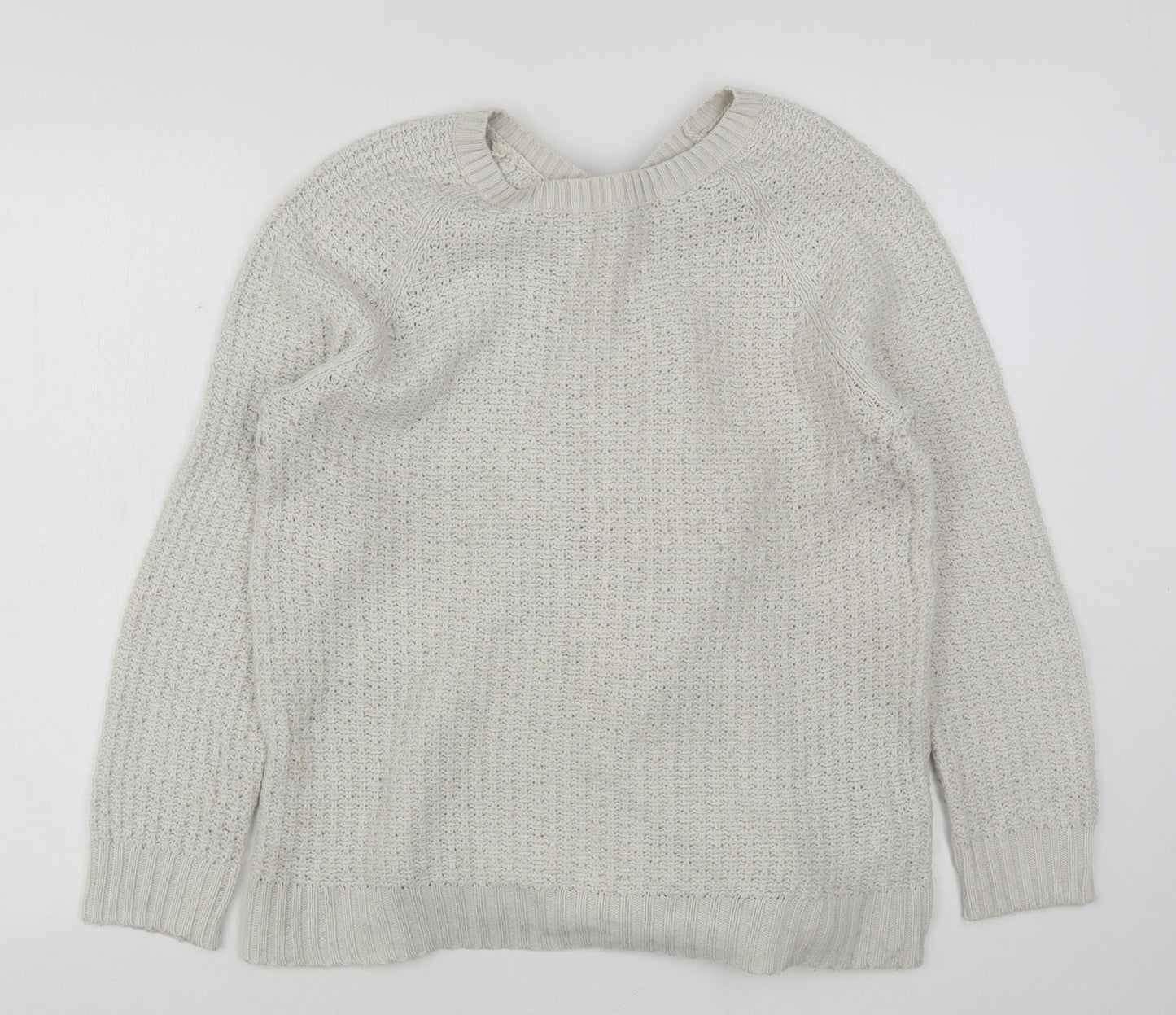 Womens UK Size M Monsoon Ivory Pullover Jumper