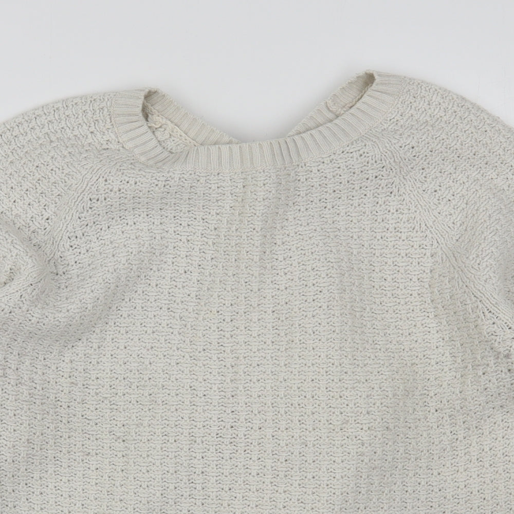 Womens UK Size M Monsoon Ivory Pullover Jumper