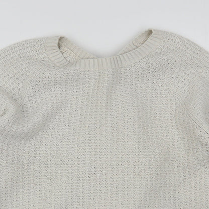 Womens UK Size M Monsoon Ivory Pullover Jumper