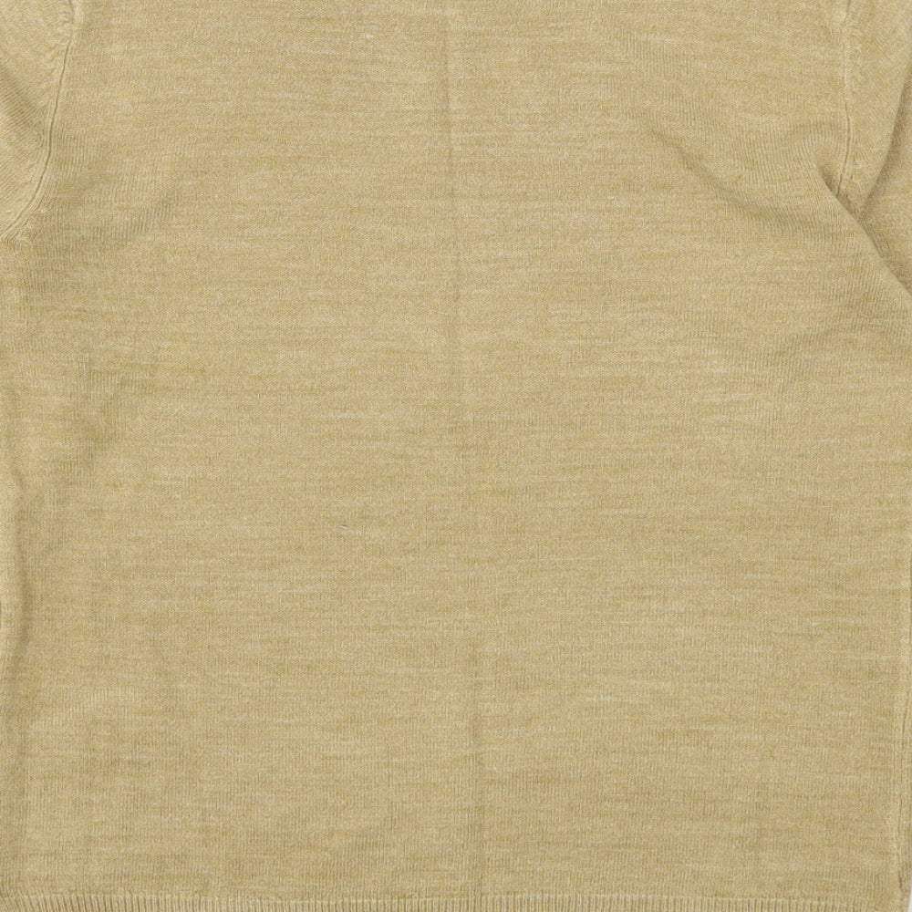 Womens UK Size 6 Marks and Spencer Beige Pullover Jumper