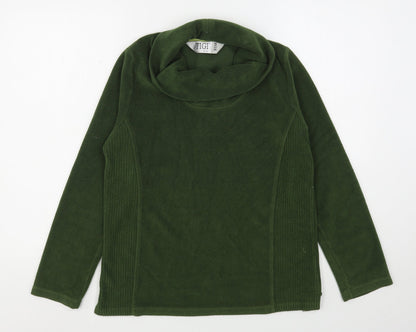 Tigi Womens Green  Polyester Pullover Sweatshirt Size 10