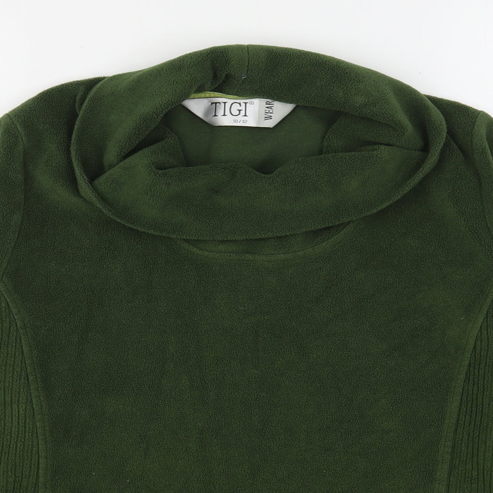 Tigi Womens Green  Polyester Pullover Sweatshirt Size 10