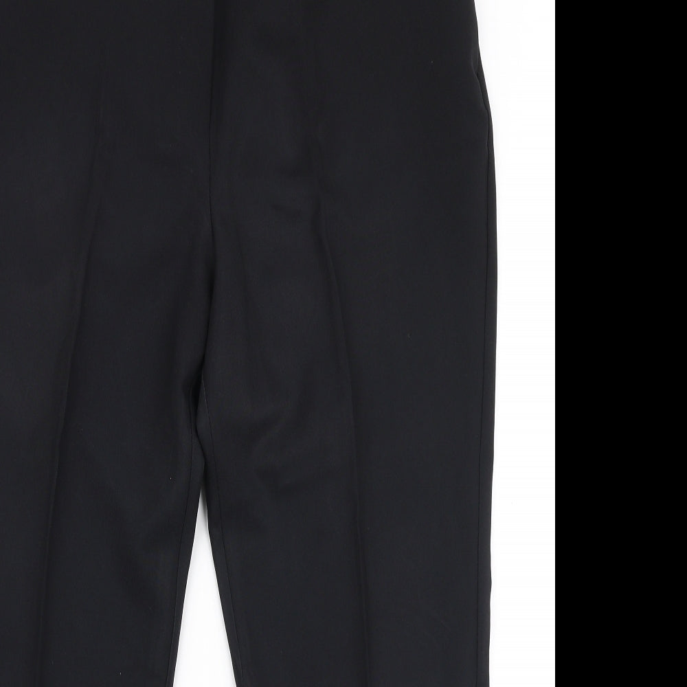 Bonmarche Womens Beige  Polyester Trousers  Size 14 L25 in Regular Zip