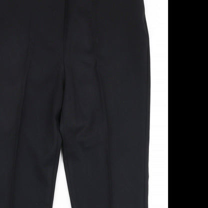 Bonmarche Womens Beige  Polyester Trousers  Size 14 L25 in Regular Zip