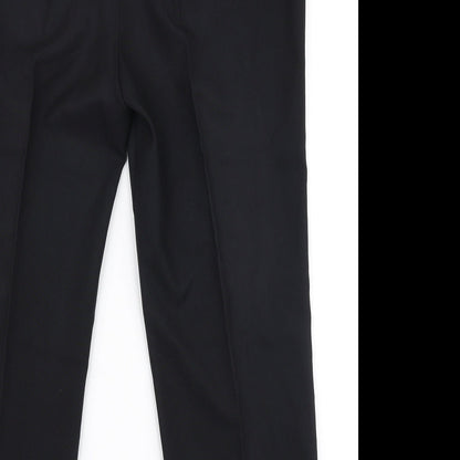 Bonmarche Womens Beige  Polyester Trousers  Size 14 L25 in Regular Zip