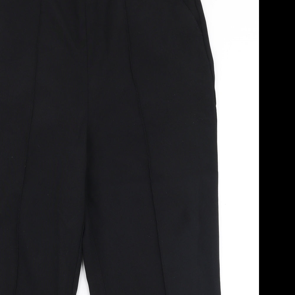 Womens UK Size 16 Isle Essentials Regular Fit  Black Trousers