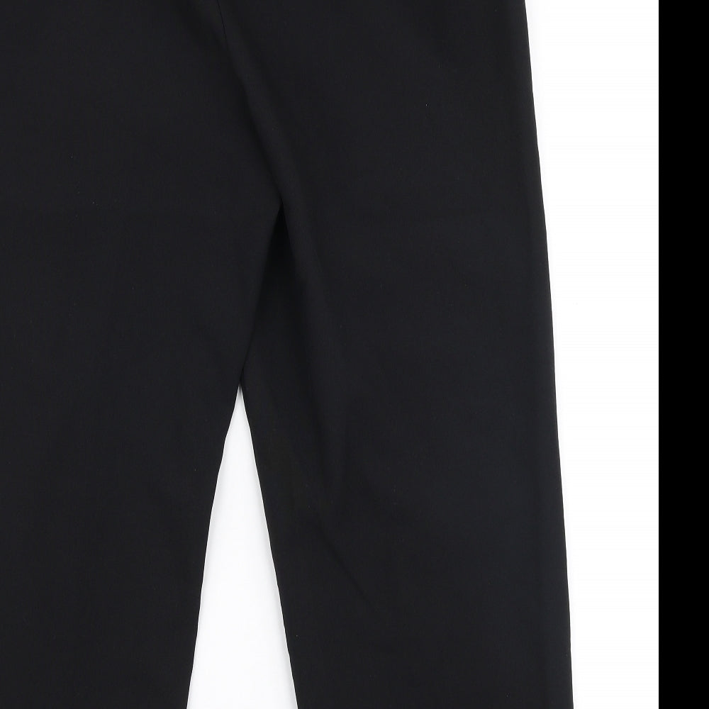 Womens UK Size 16 Isle Essentials Regular Fit  Black Trousers
