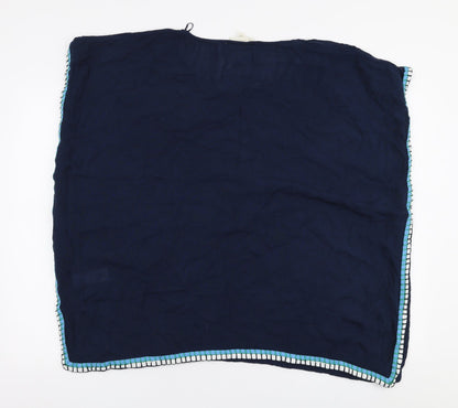 NEXT Womens Blue  Viscose Basic T-Shirt Size S Round Neck - Beach wear
