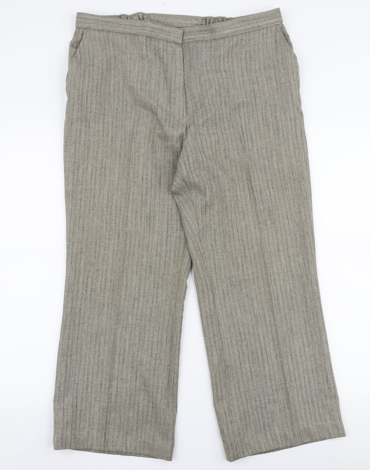 Womens UK Size 36 in Marks and Spencer Regular Fit  Beige Trousers