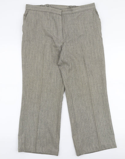 Womens UK Size 36 in Marks and Spencer Regular Fit  Beige Trousers