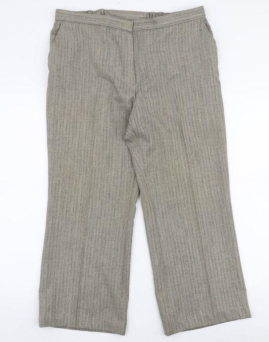 Womens UK Size 36 in Marks and Spencer Regular Fit  Beige Trousers