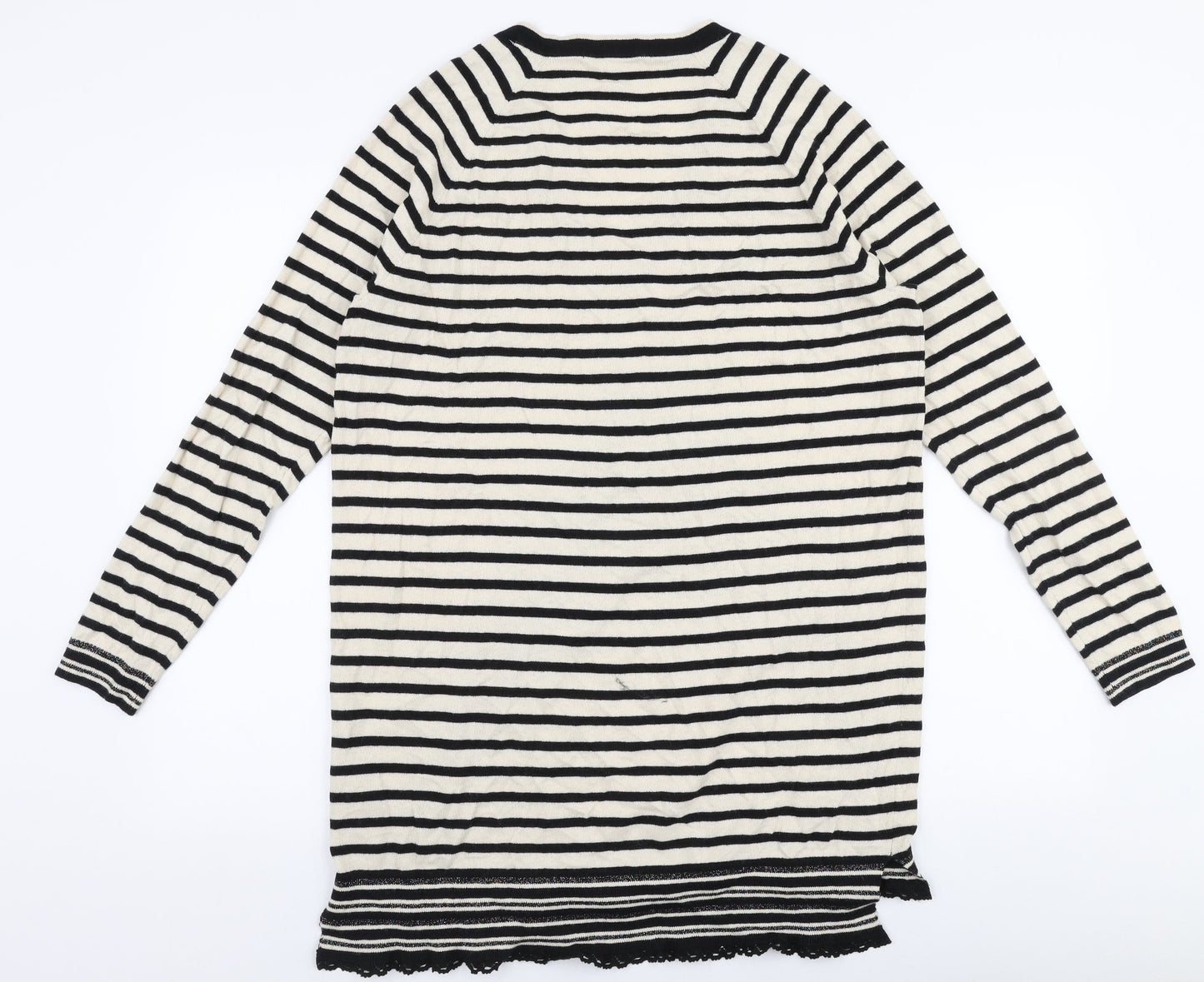 Womens UK Size L Scotch & Soda Ivory Pullover Jumper