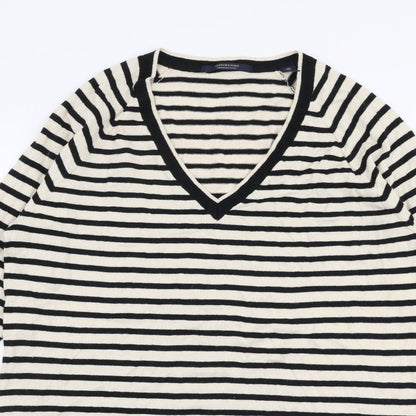 Womens UK Size L Scotch & Soda Ivory Pullover Jumper