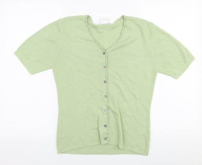 Womens UK Size S OPUS Green Pullover Jumper