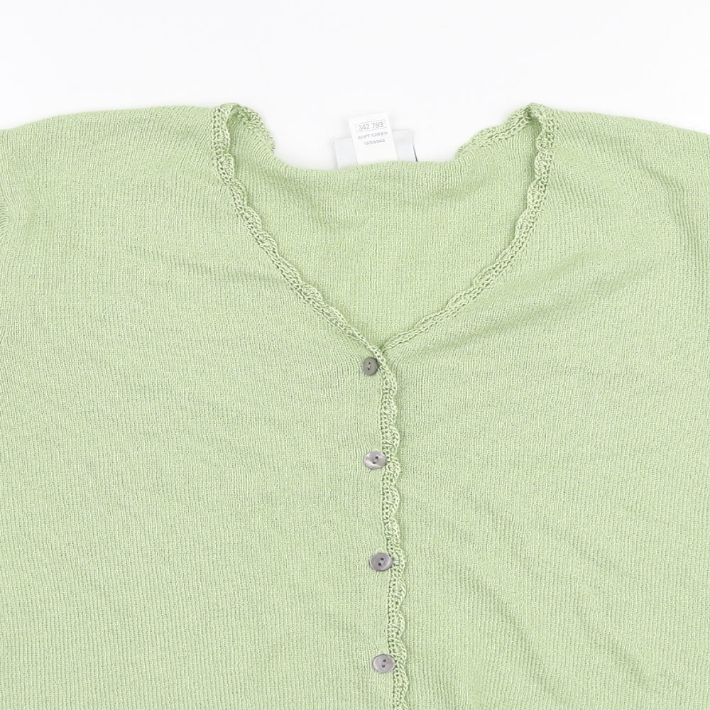 Womens UK Size S OPUS Green Pullover Jumper
