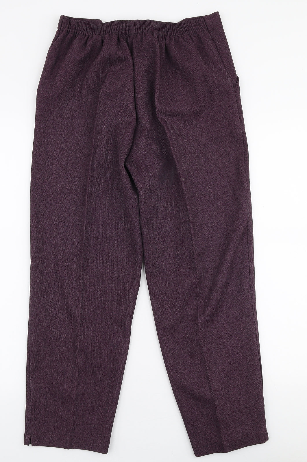 Autonomy Womens Purple  Polyester Trousers  Size 14 L25 in Regular
