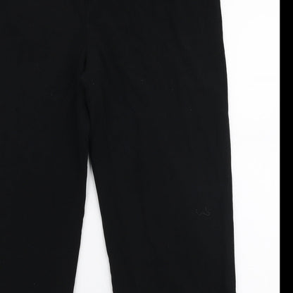 Womens UK Size 16 Isle Regular Fit  Black Trousers