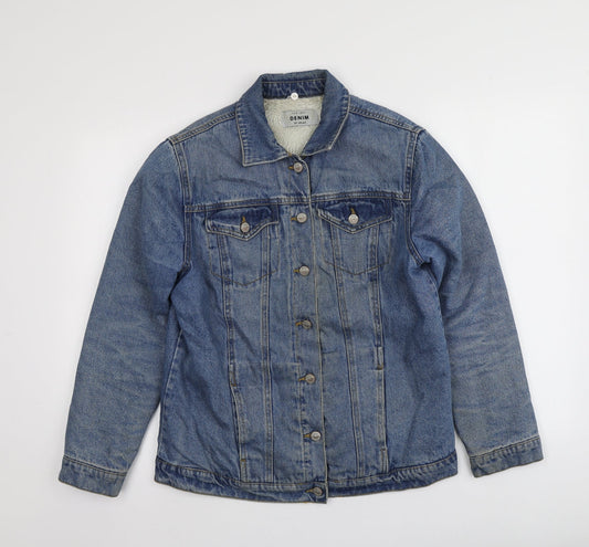 Womens UK Size 8 New Look Blue Jacket