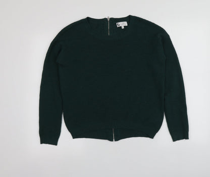 Womens UK Size 10 NEXT Green Pullover Jumper