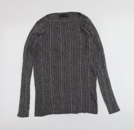 Womens UK Size 14 M&S Grey Pullover Jumper