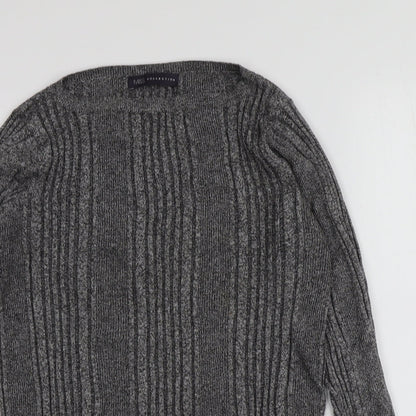 Womens UK Size 14 M&S Grey Pullover Jumper