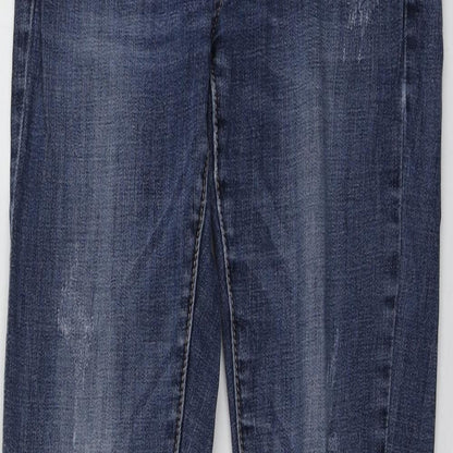 Version Jeans Womens Blue  Cotton Skinny Jeans Size 29 L29 in Regular