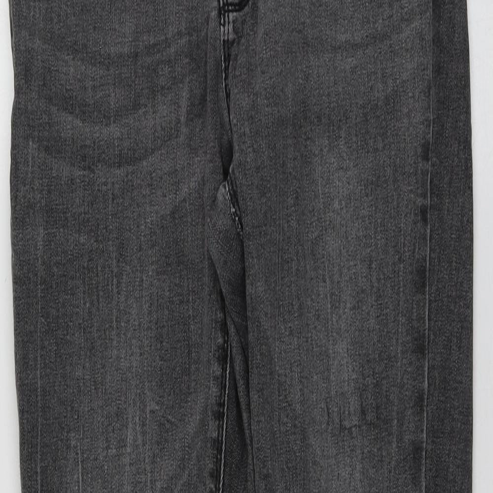 Denim.Co Womens Grey  Cotton Skinny Jeans Size 12 L27 in Regular