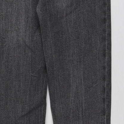Denim.Co Womens Grey  Cotton Skinny Jeans Size 12 L27 in Regular