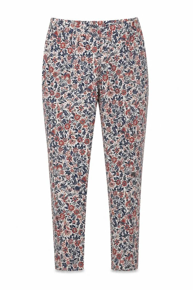Womens UK Size 10 New Look Regular Fit Carrot Multicoloured Trousers