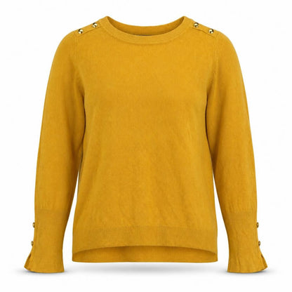 Womens UK Size S Primark Yellow Pullover Jumper