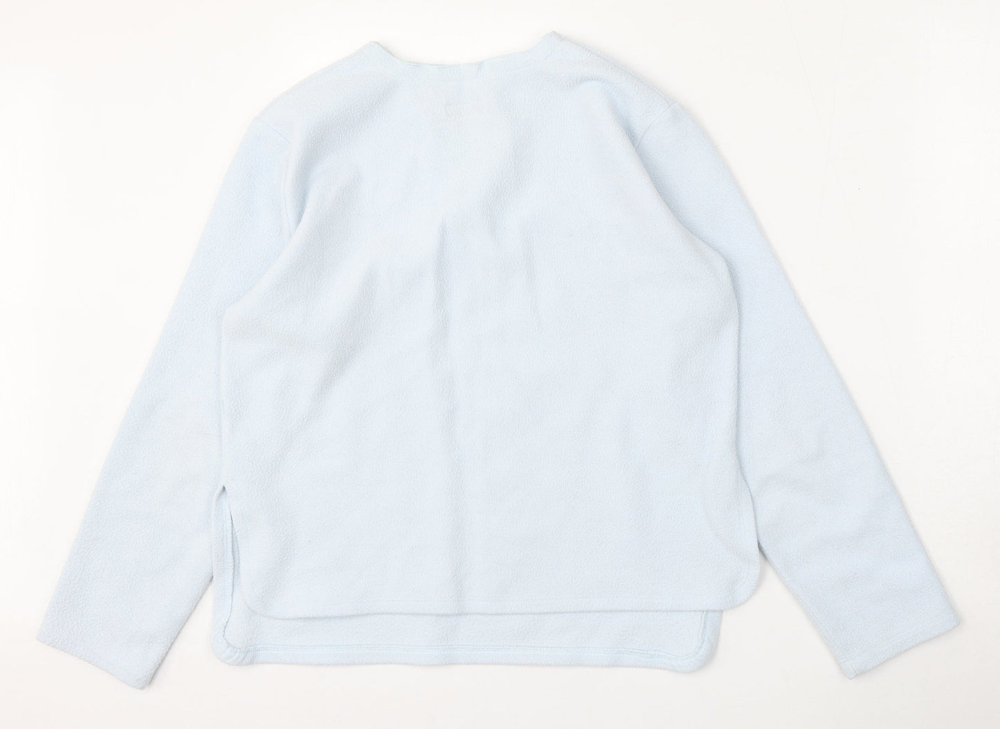 Per Una Womens Blue  Polyester Pullover Sweatshirt Size M