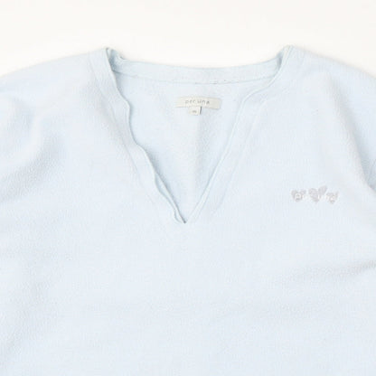 Per Una Womens Blue  Polyester Pullover Sweatshirt Size M
