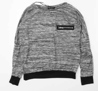 Womens UK Size 10 Select Grey Pullover Jumper