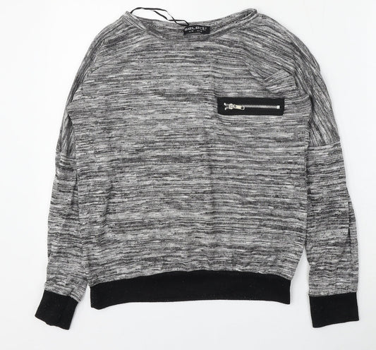 Womens UK Size 10 Select Grey Pullover Jumper