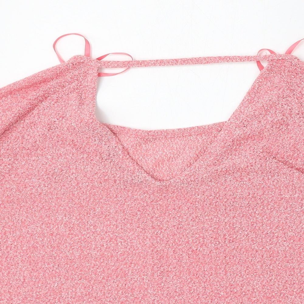 Womens UK Size 8 New Look Pink Cardigan Jumper