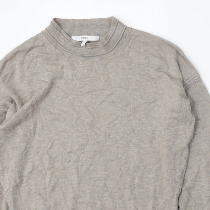 Womens UK Size 8 NEXT Beige Pullover Jumper