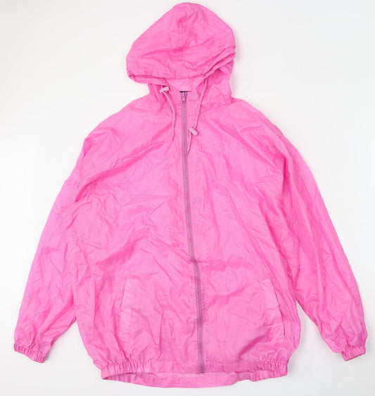 Pro Climate Womens Pink   Anorak Jacket Size S  Zip