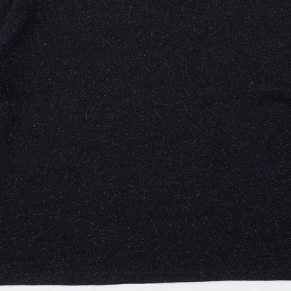 Womens UK Size M Divided Blue Pullover Jumper