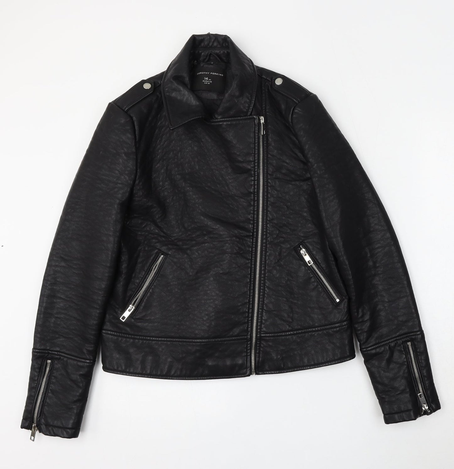Womens UK Size 14 Dorothy Perkins Black Jacket