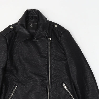 Womens UK Size 14 Dorothy Perkins Black Jacket