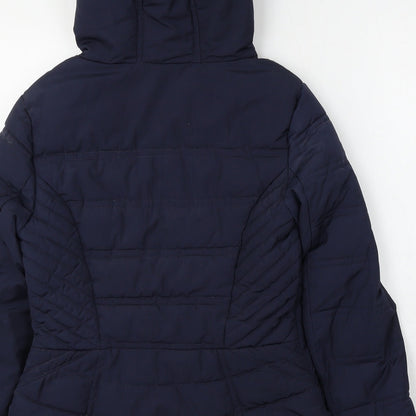 Marks and Spencer Womens Blue   Jacket  Size 8  Zip