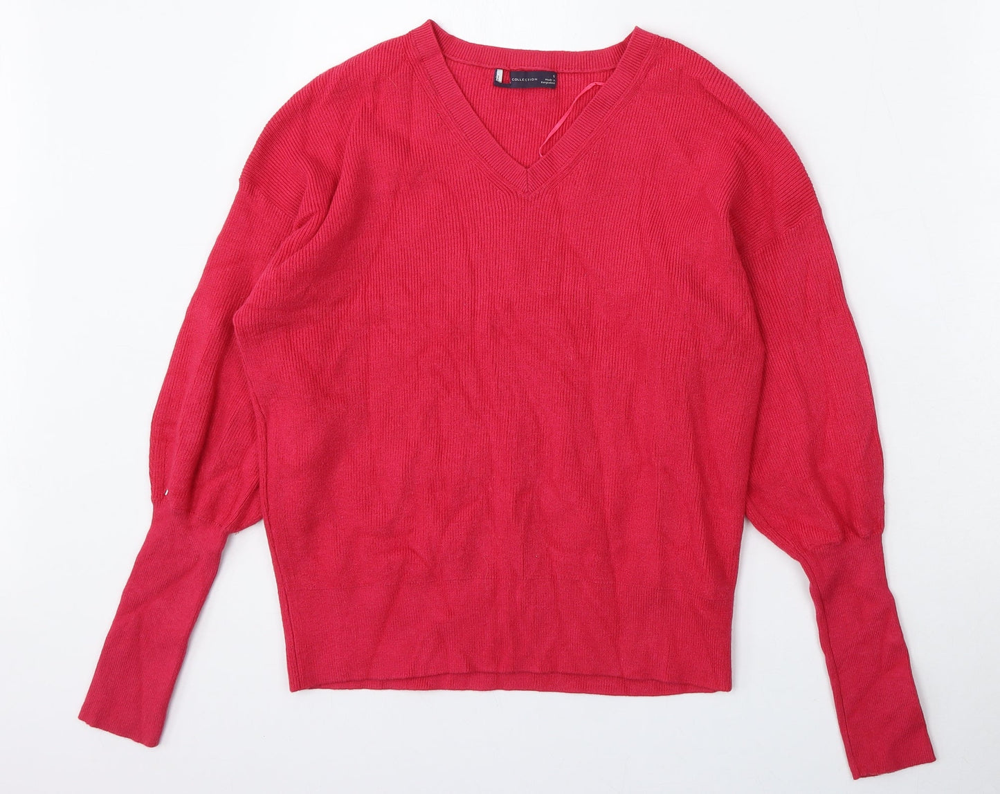 Womens UK Size S Marks and Spencer Pink Pullover Jumper