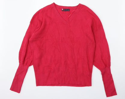 Womens UK Size S Marks and Spencer Pink Pullover Jumper