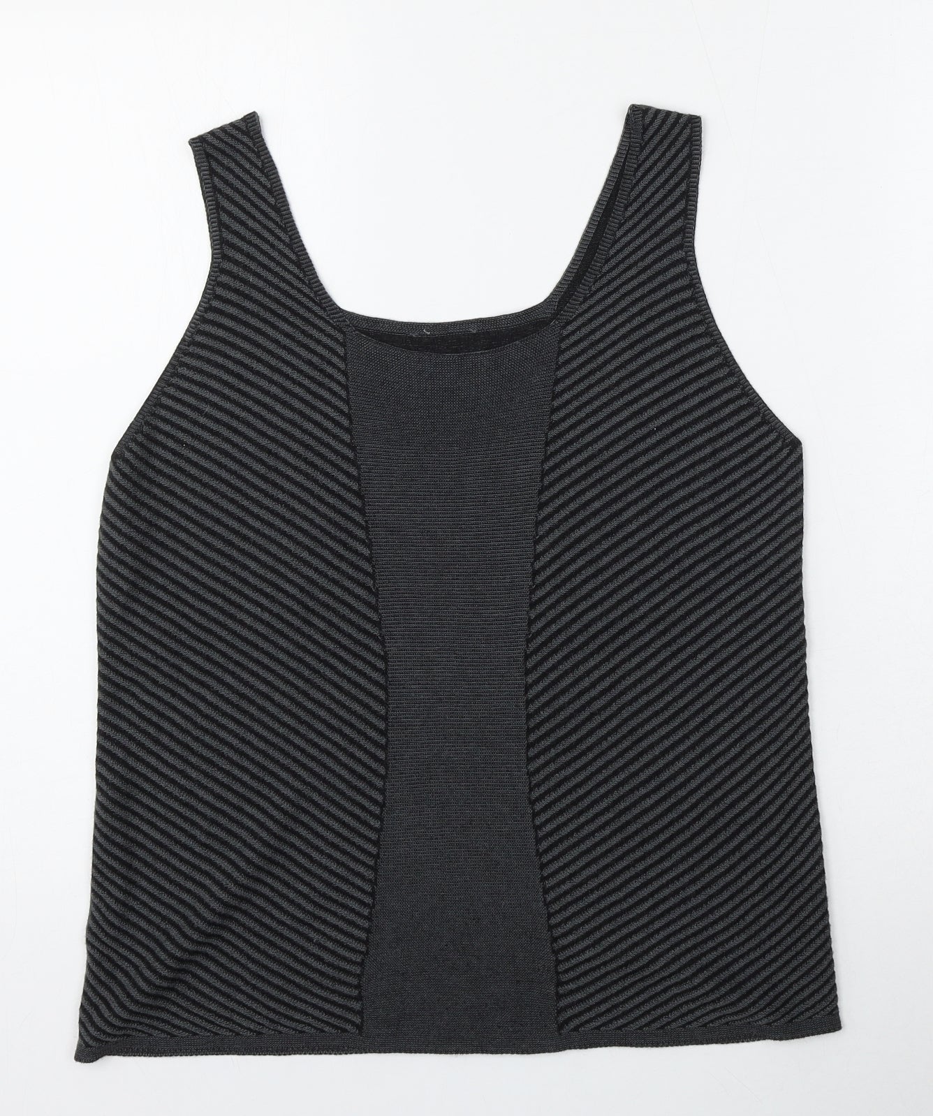 Womens UK Size 16 Per Una Grey Vest Jumper