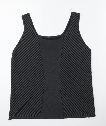 Womens UK Size 16 Per Una Grey Vest Jumper