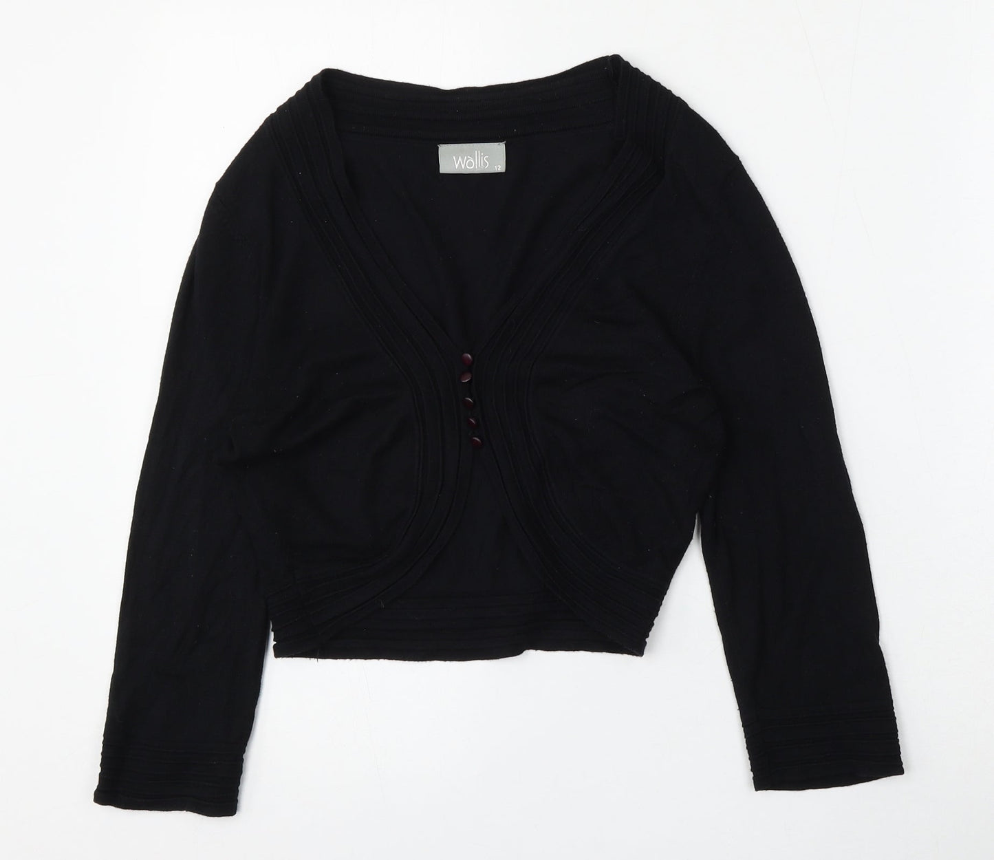 Walls Womens Blue V-Neck  Viscose Cardigan Jumper Size 12