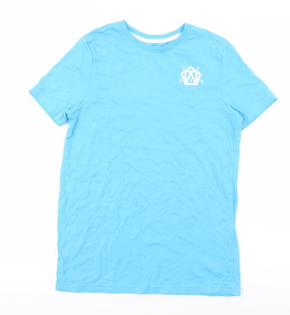 Florence + Fred Boys Blue  Cotton Jersey T-Shirt Size 11-12 Years Round Neck