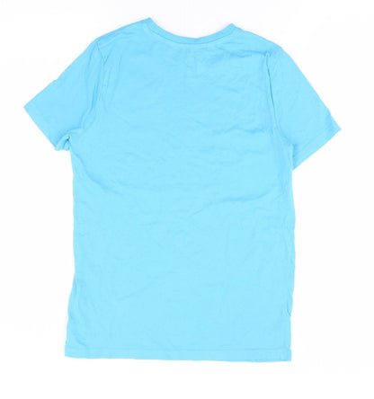 Florence + Fred Boys Blue  Cotton Jersey T-Shirt Size 11-12 Years Round Neck